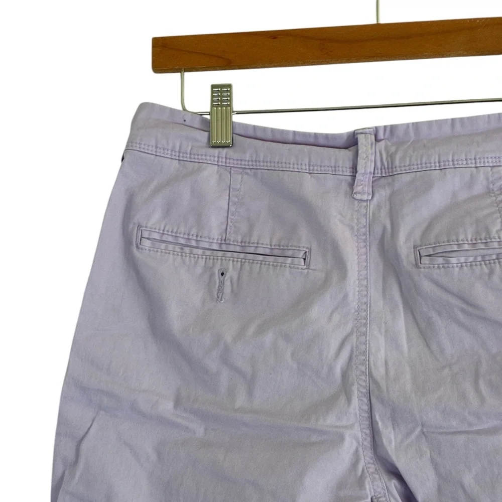 Aeropostale | Purple cotton flat front casual shorts